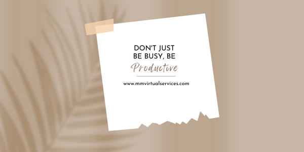 Strategies for Optimal Productivity